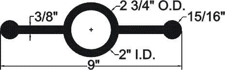 TDBCB-938L Dumbbell with Center Bulb