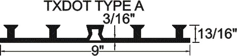 BS-9316 Base Seals PVC Waterstops BS-9316 Base Seals PVC Waterstops